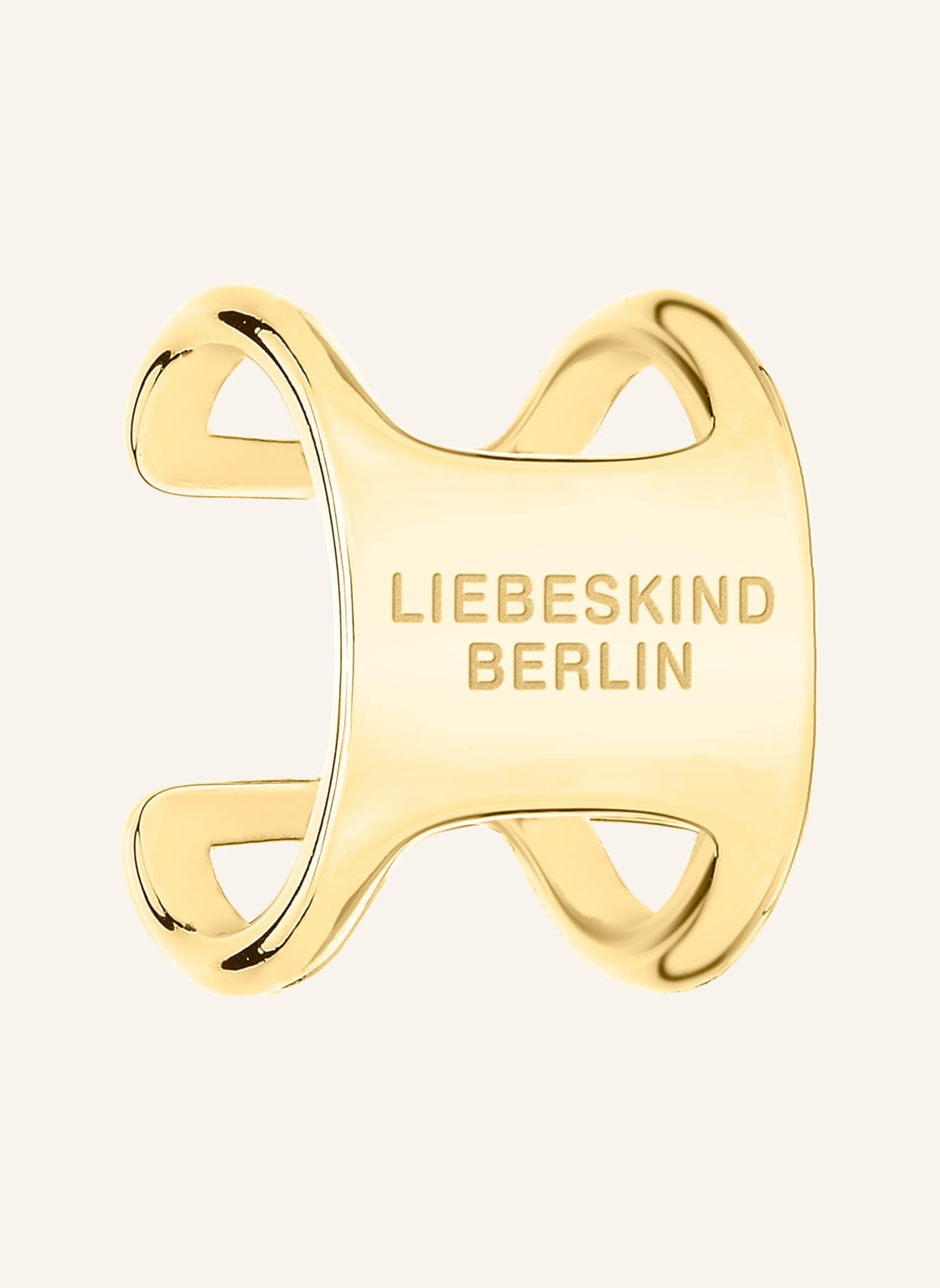 Liebeskind Earcuff  Aus  Edelstahl gold von LIEBESKIND