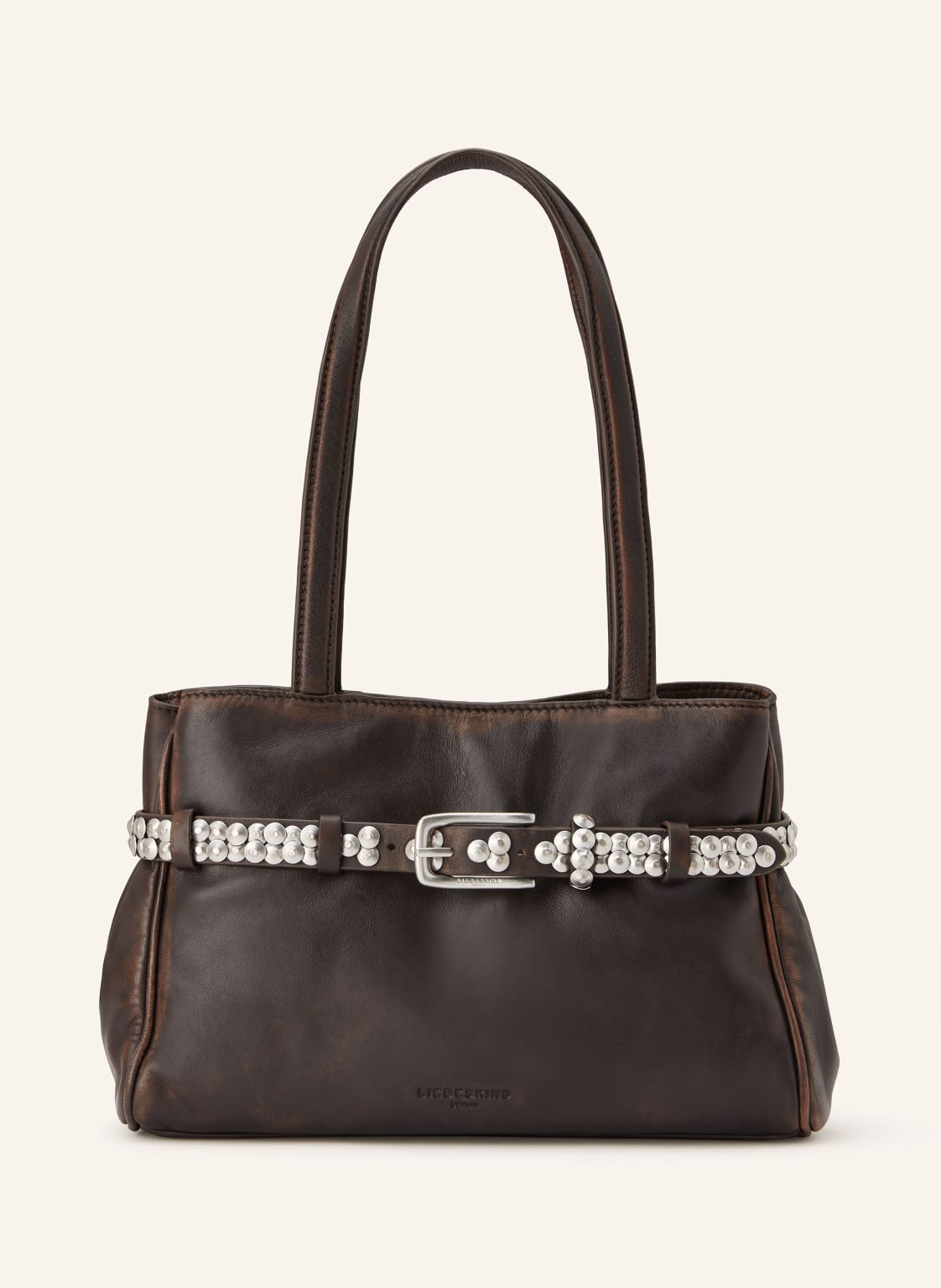 Liebeskind Handtasche Nori Mit Nieten braun von LIEBESKIND