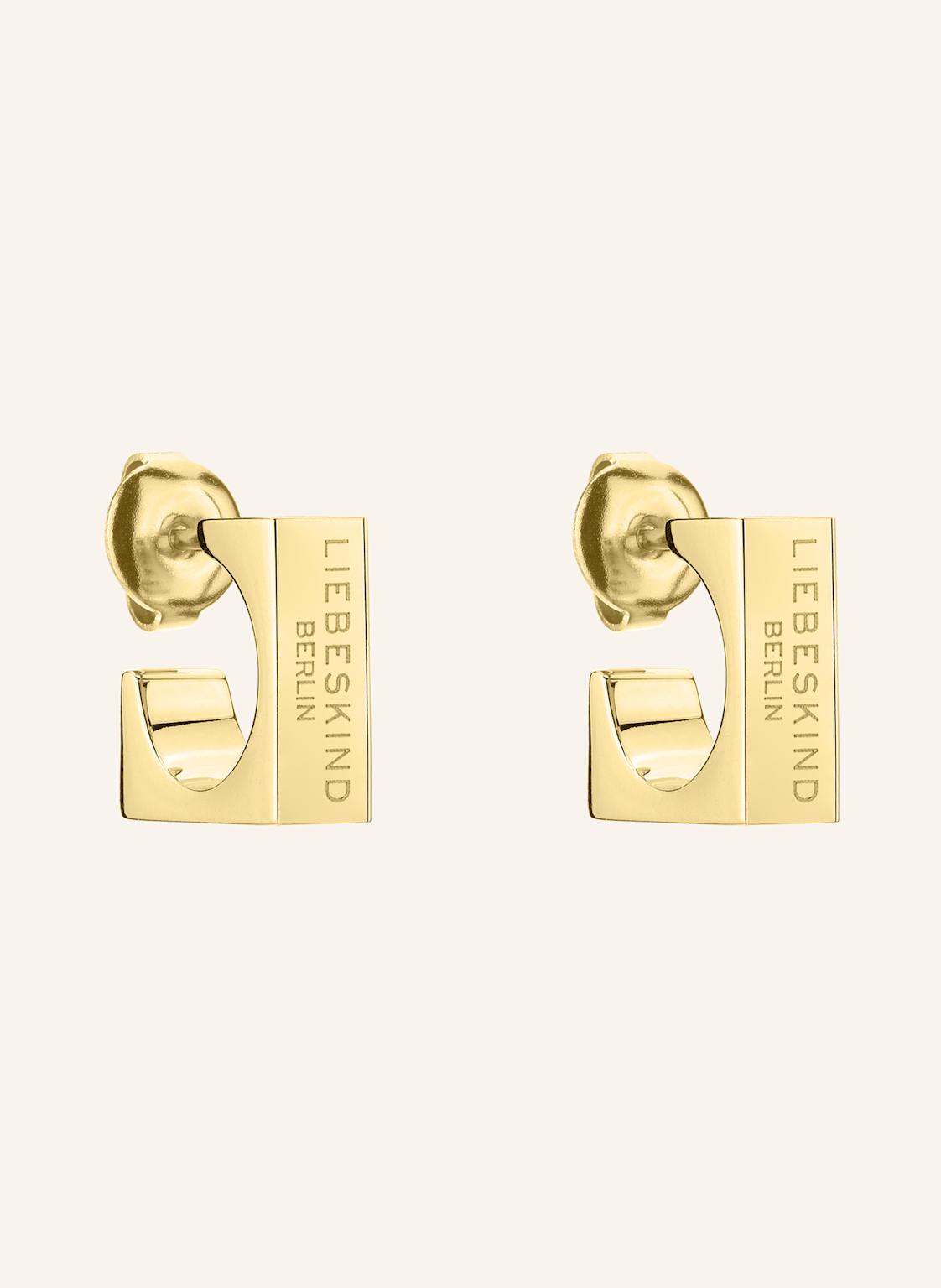 Liebeskind Ohrstecker  Aus  Edelstahl gold von LIEBESKIND