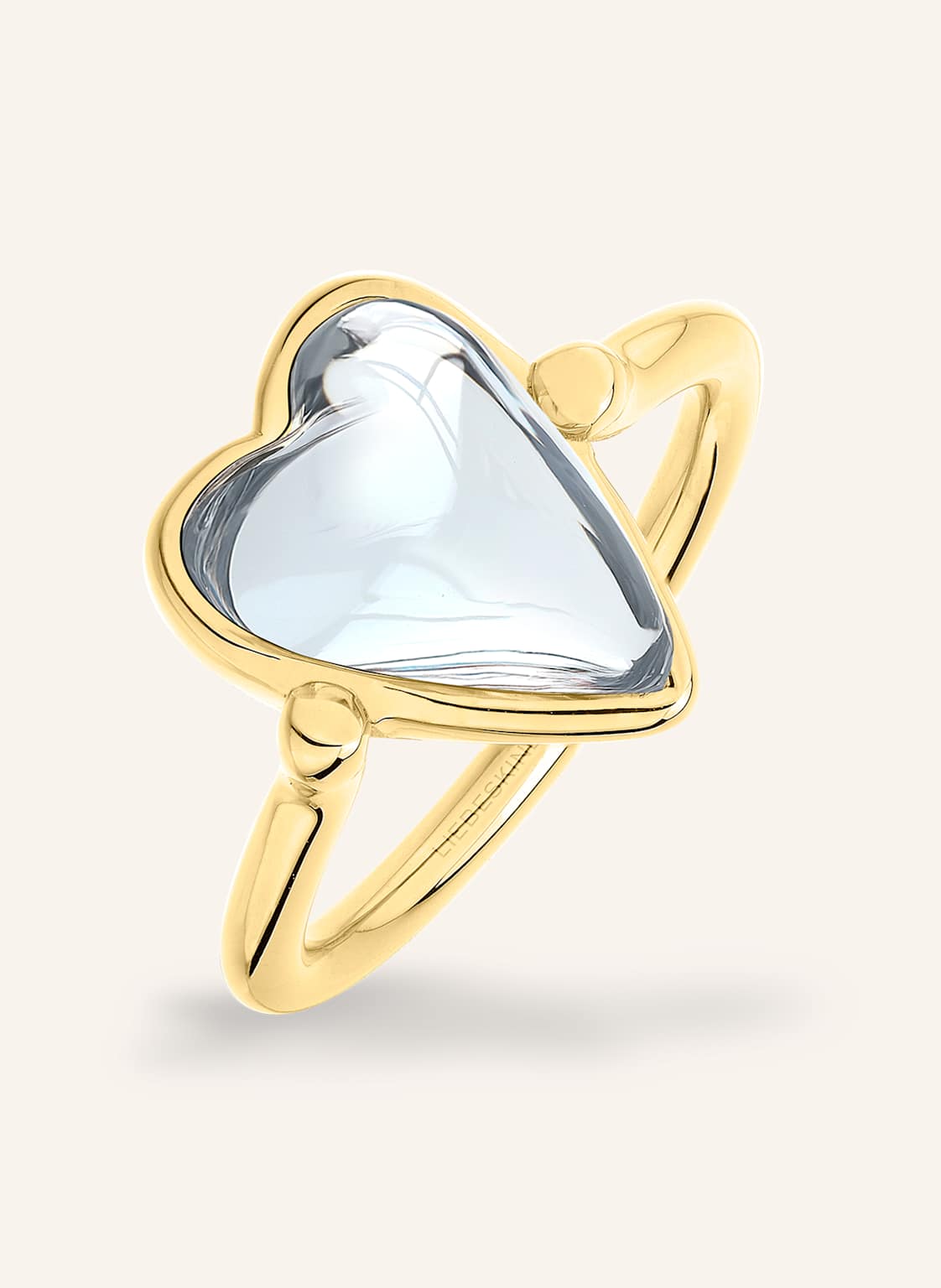 Liebeskind Ring  Aus  Edelstahl gold von LIEBESKIND