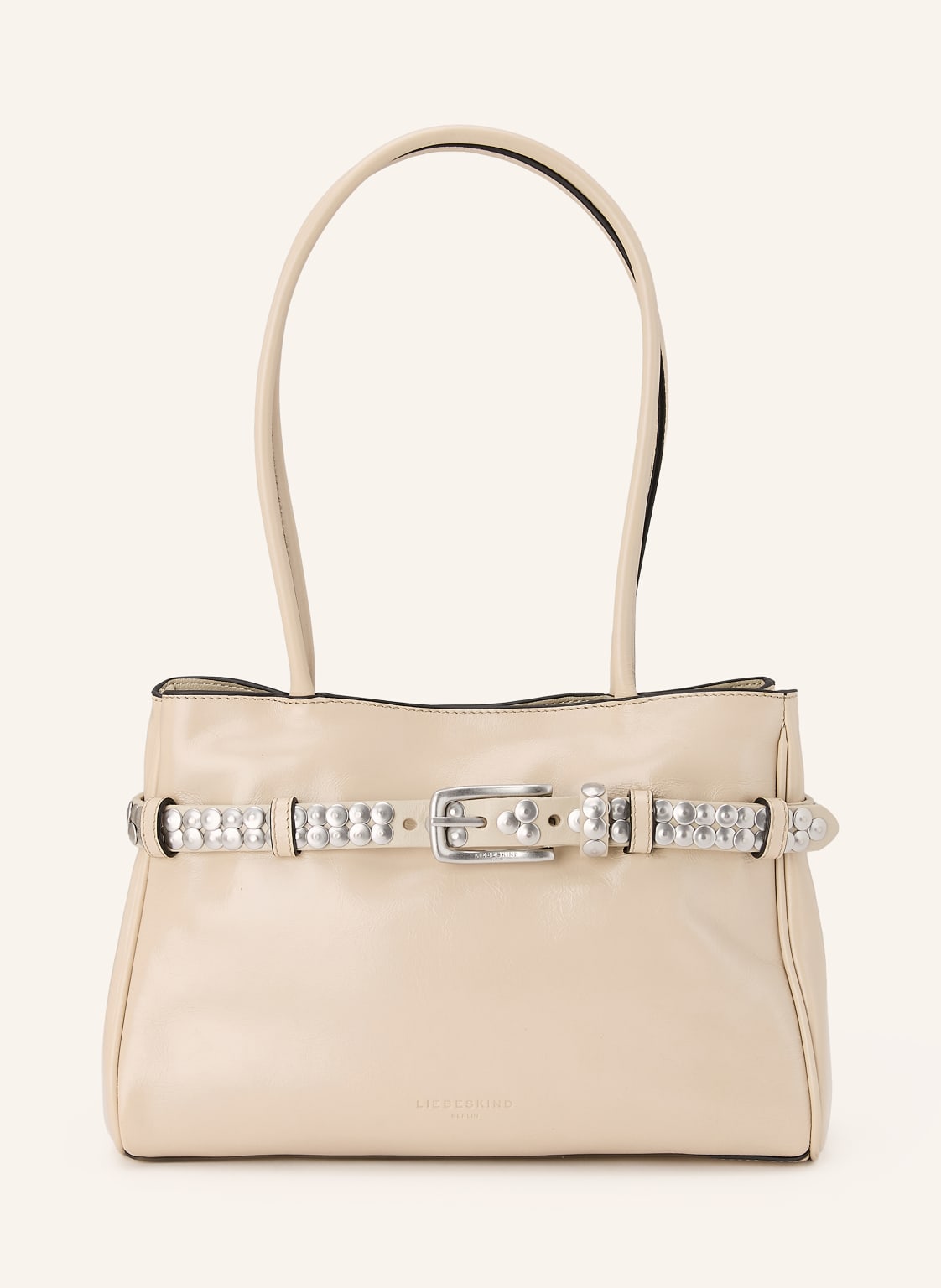 Liebeskind Schultertasche Nori Mit Nieten weiss von LIEBESKIND