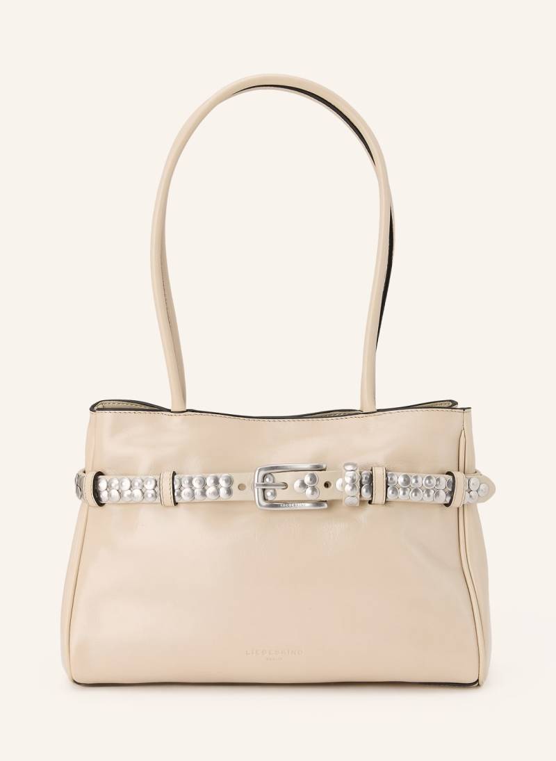 Liebeskind Schultertasche Nori Mit Nieten weiss von LIEBESKIND