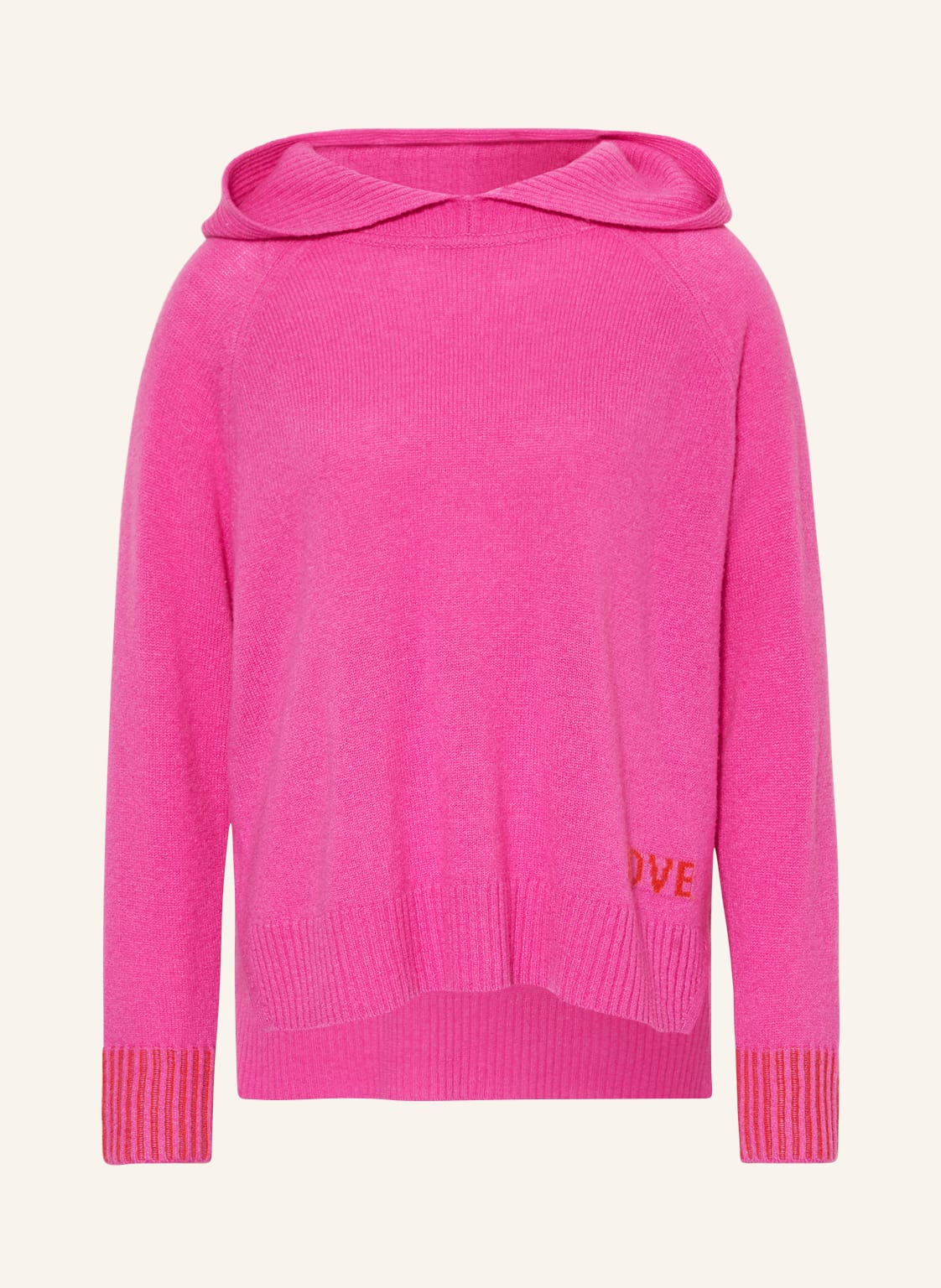 Lieblingsstück Strick-Hoodie Brandiel pink von LIEBLINGSSTÜCK