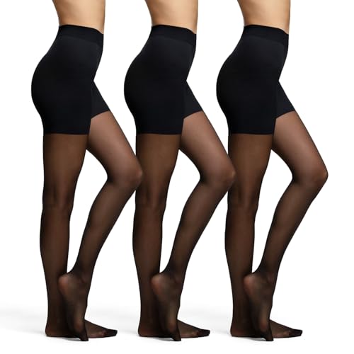 LIEMI ✅ Pompea 3 Verschleiert Strumpfhosen Push Up Triple Action 40 DEN Schwarz 3-M von LIEMI