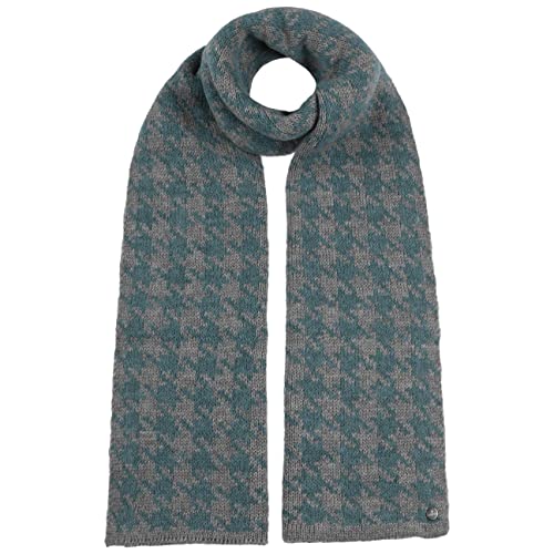 LIERYS Baxter Strickschal - Zweifarbiger Schal - Winterschal mit Merino- und Alpakawolle - Made in Germany - Damen & Herren - Herbst/Winter petrol One Size von LIERYS