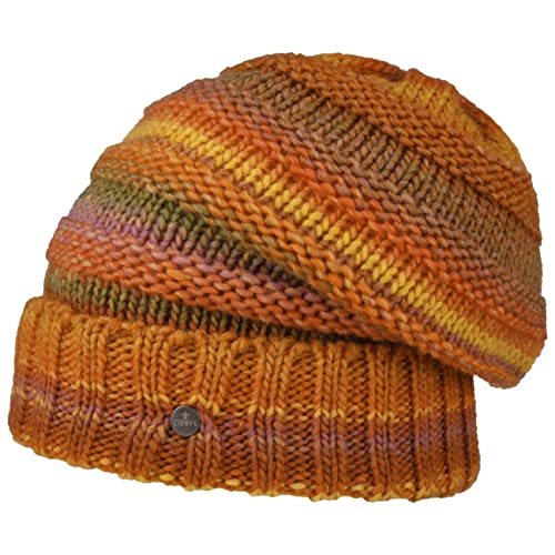 LIERYS Bernardo Oversize Strickmütze Mütze Wintermütze Umschlagmütze Long Beanie Damenmützen Oversizemütze (One Size - Terracotta) von LIERYS