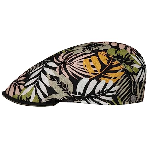 LIERYS Coloured Leaves Flatcap Schirmmütze Schiebermütze Herren - Made in Italy mit Schirm, Schirm Frühling-Sommer - M (56-57 cm) grün von LIERYS