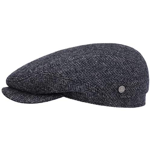 LIERYS Crimson Wool Herringbone Flatcap - Made in EU - 100% Wolle - mehrfarbige Fischgratmütze - Herrenmütze Herbst/Winter dunkelblau 55 cm LIERYS Crimson Wool Herringbone Flatcap - Made in EU - 100% Wolle - mehrfarbige Fischgratmütze - Herrenmütze Herbst/Winter dunkelblau 55 cm von LIERYS
