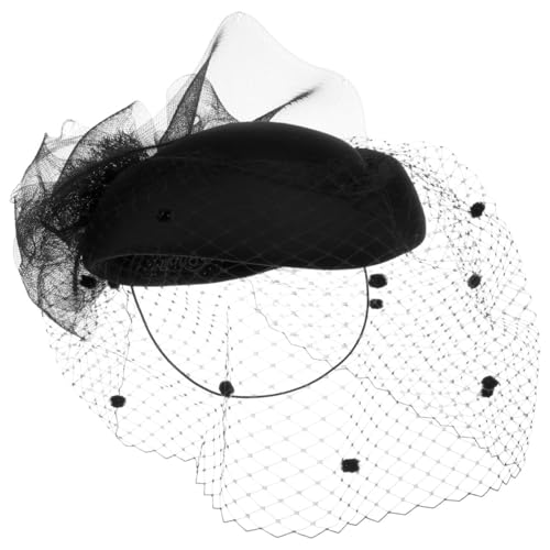 LIERYS Dovania Pillbox Anlasshut Fascinator Schleife Damen Frühjahr Sommer schwarz One Size von LIERYS