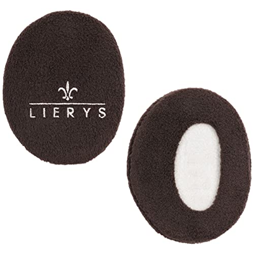 LIERYS Earbags Ohrenwärmer Damen/Herren - Ohrwärmer gefüttert mit Fleece - Schutz vor Wind/Kälte - Ohrenschützer in Large - umschließen Ohr völlig - Herbst/Winter braun von LIERYS