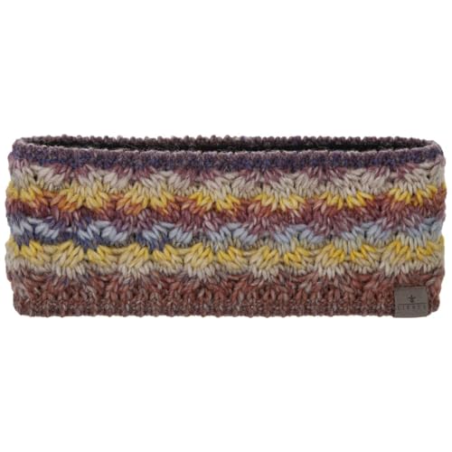 LIERYS Farelle Stirnband Damen - Ohrenschützer mit Wolle - Made in Germany - Headband mit Futter - Ohrenschutz mit Futter - Ohrenwärmer braun One Size von LIERYS