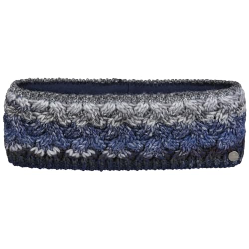 LIERYS Farelle Stirnband Damen - Ohrenschützer mit Wolle - Made in Germany - Headband mit Futter - Ohrenschutz mit Futter - Ohrenwärmer dunkelblau One Size von LIERYS