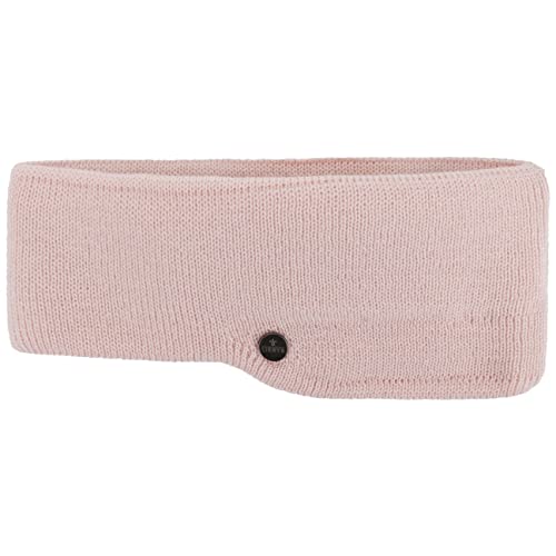 LIERYS Fine Merino Stirnband Damen/Herren/Kinder (7,5-10 cm breit) - Made in Germany - mit Merinowolle - Ohrenwärmer gefüttert mit Baumwolle - One Size (53-60 cm) - Herbst/Winter rosa One Size von LIERYS