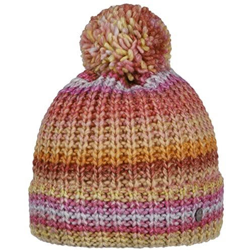 LIERYS Finja Bommelmütze Strickmütze Damen - Wintermütze Made in Germany - Pudelmütze mit wärmendem Schurwollanteil - Mütze in One Size (54-59 cm) - Beanie Herbst/Winter pink One Size von LIERYS