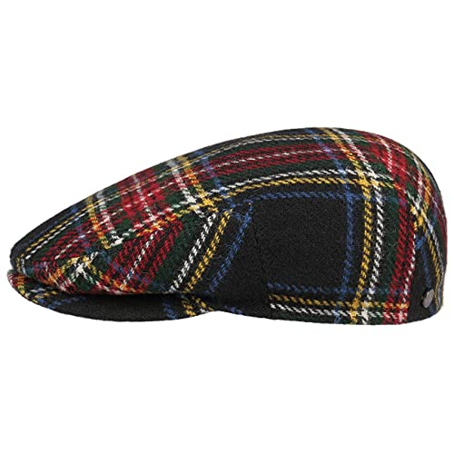 LIERYS Glaston Wool Stewart Flatcap - Klassische Form - Wollmütze mit Schirm - Herbst/Winter Herren - Made in Europe dunkelblau 57 cm von LIERYS