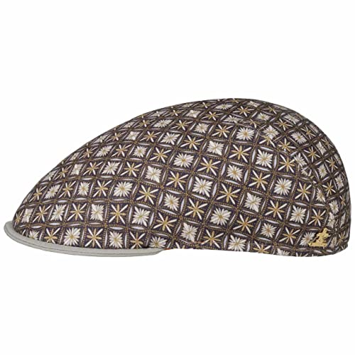 LIERYS Harford Flatcap - Schiebermütze - Braune Mütze (54-61 cm) - Sommerlicher Look - Cap mit Stretchfutterband - Herren - Frühjahr/Sommer braun M (56-57 cm) von LIERYS