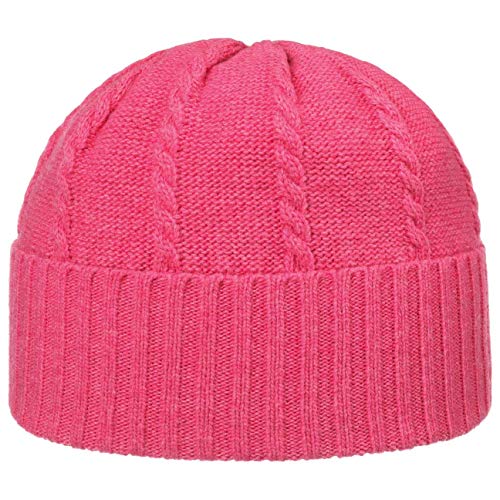 LIERYS Kalica Umschlagmütze mit Kaschmir Damen - Made in Italy - Strickbeanie mit Wolle - One Size - Beanie mit Strickmuster - Wintermütze mit Umschlag - Damenbeanie Herbst/Winter pink One Size LIERYS Kalica Umschlagmütze mit Kaschmir Damen - Made in Italy - Strickbeanie mit Wolle - One Size - Beanie mit Strickmuster - Wintermütze mit Umschlag - Damenbeanie Herbst/Winter pink One Size von LIERYS