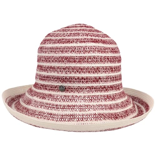 LIERYS Rojana Hanf-Leinen Hut Stilvoll Damen Stoffhut Made in Italy Frühling Sommer rot One Size von LIERYS