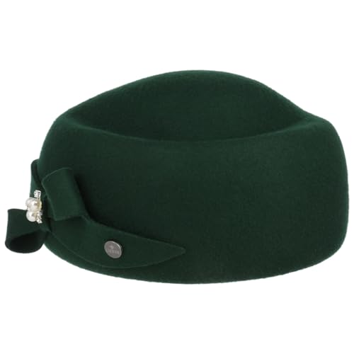 LIERYS Valija Pillbox Wollhut - Einfarbige Mütze aus 100% Wolle - Elegante Form - Anlasshut Damen - Herbst/Winter - Made in Italy dunkelgrün One Size LIERYS Valija Pillbox Wollhut - Einfarbige Mütze aus 100% Wolle - Elegante Form - Anlasshut Damen - Herbst/Winter - Made in Italy dunkelgrün One Size von LIERYS