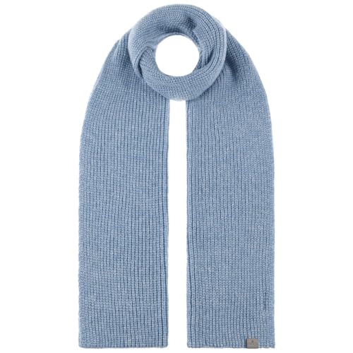 LIERYS Vallesta Strickschal - Unifarben Alpaka Wolle - Made in Germany - Unisex - Herbst/Winter blau One Size von LIERYS