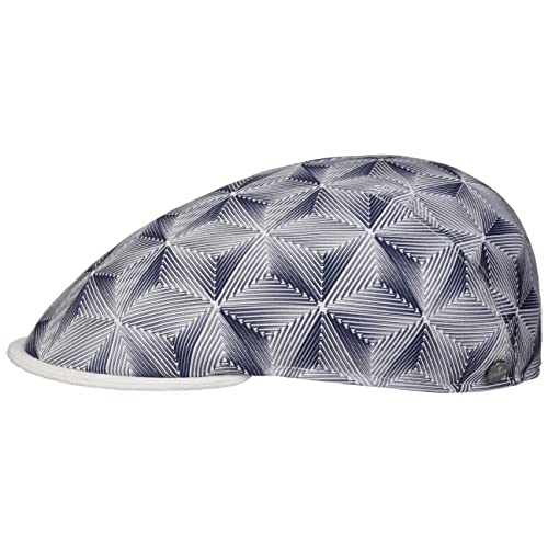 LIERYS Vancaster Flatcap - Schiebermütze/Schirmmütze - Frühjahr/Sommer Herren Cap mit Stretchfutterband - Made in Italy blau XL (60-61 cm) von LIERYS