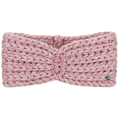 Lierys Jil Stirnband Damen - Ohrenwärmer mit Strickmuster - Ohrenschutz mit Schurwolle - Headband Made in Germany - Herbst/Winter - rosa One Size von LIERYS