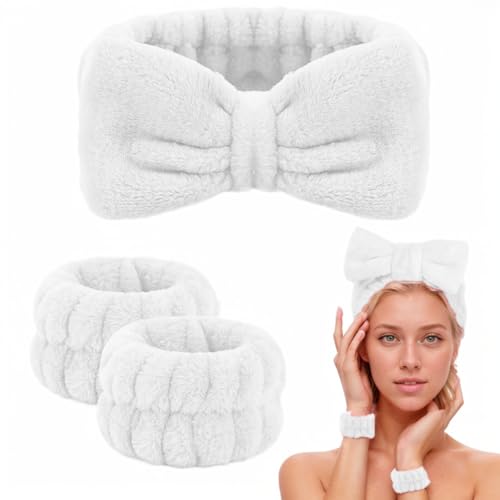 LIEWEILS Spa-Stirnband, Make-up-Stirnband-Set, zum Waschen des Gesichts, Hautpflege-Zubehör, Mädchen-Spa-Stirnbänder und Armbänder zum Waschen von Gesicht, Kopf und Handgelenk, Set für LIEWEILS Spa-Stirnband, Make-up-Stirnband-Set, zum Waschen des Gesichts, Hautpflege-Zubehör, Mädchen-Spa-Stirnbänder und Armbänder zum Waschen von Gesicht, Kopf und Handgelenk, Set für von LIEWEILS