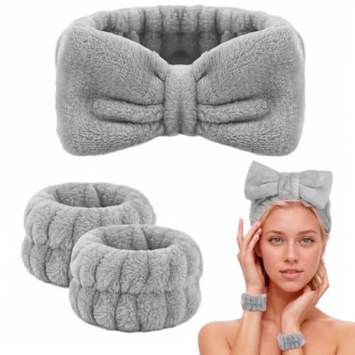 LIEWEILS Spa-Stirnband, Make-up-Stirnband-Set, zum Waschen des Gesichts, Hautpflege-Zubehör, Mädchen-Spa-Stirnbänder und Armbänder zum Waschen von Gesicht, Kopf und Handgelenk, Set für LIEWEILS Spa-Stirnband, Make-up-Stirnband-Set, zum Waschen des Gesichts, Hautpflege-Zubehör, Mädchen-Spa-Stirnbänder und Armbänder zum Waschen von Gesicht, Kopf und Handgelenk, Set für von LIEWEILS