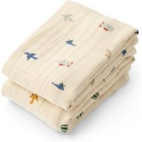 LIEWOOD Lewis Musselin Tücher 2er-Pack sea aviator/ecru von Liewood