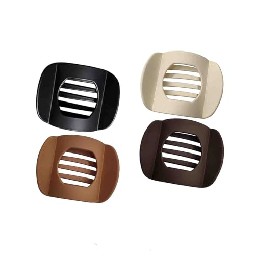 4 PCS Flat Claw Clips for Women,Strong Hold Curved Design Hair Clip for Thick and Thin Hair,Daily Styling Gifts 4 PCS Flat Claw Clips for Women,Strong Hold Curved Design Hair Clip for Thick and Thin Hair,Daily Styling Gifts von LIFECOSM