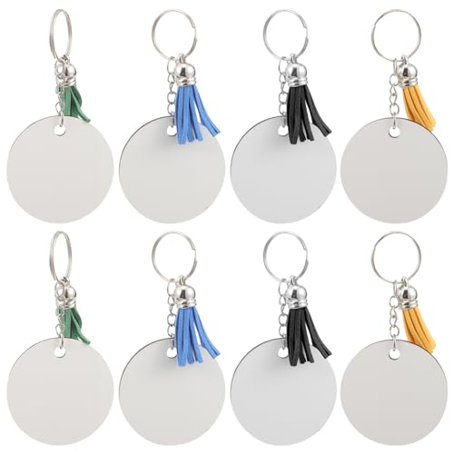 LIFKOME Schlüsselanhänger-Sets Sublimations-schlüsselanhänger-rohlinge Zur Schmuckherstellung von LIFKOME
