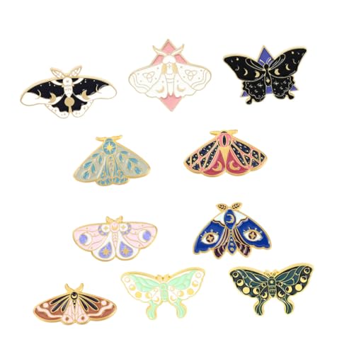 LIFKOME 10stücke Schmetterling Brosche Tier Brosche Kleidung Tasche Hut Decor Schmetterlinge Kleidung Legierung Anstecker von LIFKOME