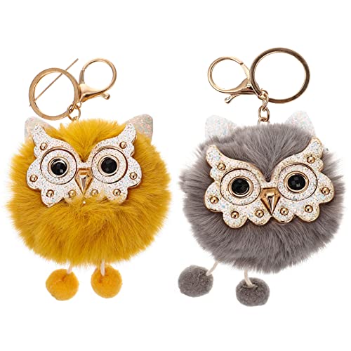 LIFKOME 2stücke Katzenohren Schlüsselanhänger Tierdesign Dekorative Für Taschen Aus Hochwertigem Für Zu Geburtstagen Valentinstag Und Weihnachten von LIFKOME