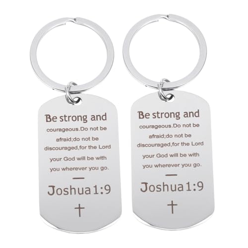 LIFKOME Chrom Schmuck 8 STK Schlüsselanhänger-auflistung Kollegen Ketten Herren Anhänger Weihnachtsdeko Schlüsselringe Schlüsselanhänger-anhänger Rostfreier Schlüsselring Rostfreier Stahl von LIFKOME