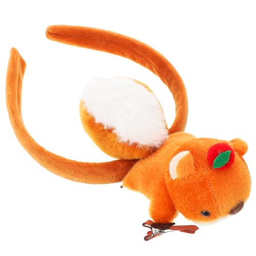 Kleines Eichhörnchen-Stirnband Haaraccessoire mit Eichhörnchenmotiv Tierisches Kopfband mit Eichhörnchenmotiv Holloween-Kostüm-Party-Requisiten Cartoon-Haarband Kostüm Stirnbänder LIFKOME von LIFKOME