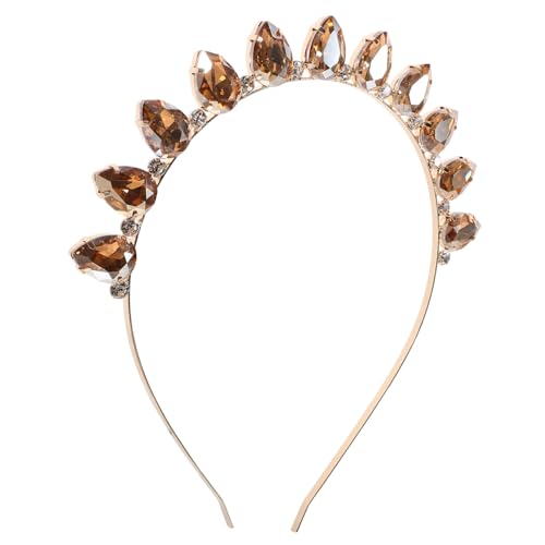 LIFKOME Haarband Für Damen Mit Kristall-strass-design Verstellbar Für Party Und Brautschmuck Metall-kopfbedeckung von LIFKOME