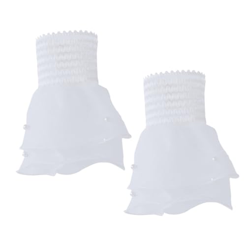 LIFKOME Damen Handgelenkmanschetten Aus Stoff Abnehmbar Und Verstellbar Modisches Kleidungsaccessoire Für Teenager-mädchen Und Kostümzubehör von LIFKOME