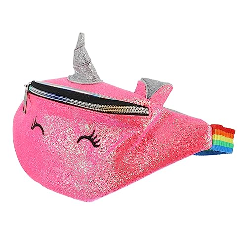 LIFKOME Entzückende Einhorntasche Für Kleine Mädchen Pailletten-Design Junge Mädchen -umhängetasche Süße Junge -taillenbeutel Aus Pu von LIFKOME