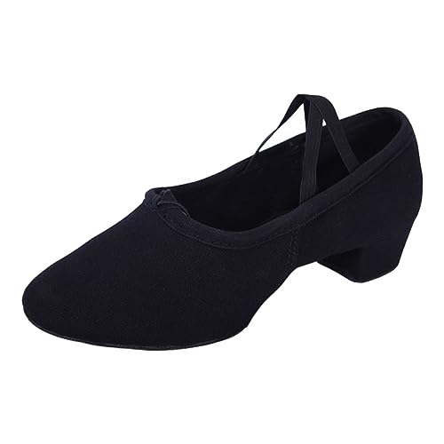 LIFKOME 1paar Damen Ballettschuhe Mit Niedrigen Absätzen Weicher Sohle Für Yoga Tanz Und Bühnenaufführungen Strapazierfähiges Material rutschfeste Und Abriebfeste Außensohle von LIFKOME