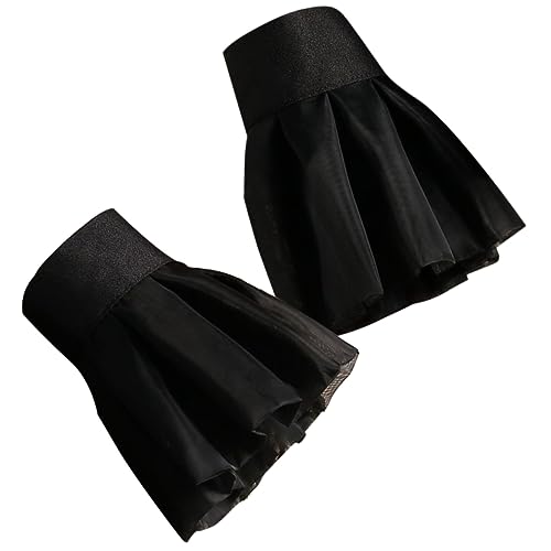 LIFKOME Fingerlose Handgelenkmanschetten Gefälschte Handgelenkärmel Chiffon-material Kleiderzubehör Für Frauen Kostümzubehör Für Partys von LIFKOME