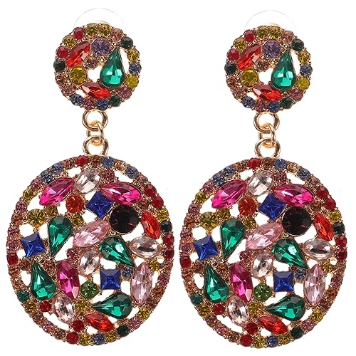 LIFKOME 1 Paar Farbige Strass Ohrringe Für Goldschmuck Tropfenform Damen Schleife Halskette Kette Perle Herren Ohrringe Medaillon Kronleuchter Pendelleuchte Bunte Ohrstecker LIFKOME 1 Paar Farbige Strass Ohrringe Für Goldschmuck Tropfenform Damen Schleife Halskette Kette Perle Herren Ohrringe Medaillon Kronleuchter Pendelleuchte Bunte Ohrstecker von LIFKOME