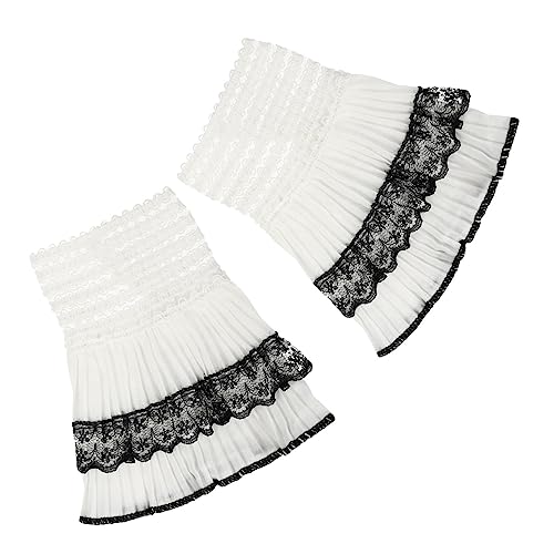 LIFKOME 1 Paar Damen-handgelenkmanschetten Aus Chiffon Falsche Ärmel Für Hemden Kleidungszubehör Im Schlichten Modestil Dekoration Für Pullover Und Bluse LIFKOME 1 Paar Damen-handgelenkmanschetten Aus Chiffon Falsche Ärmel Für Hemden Kleidungszubehör Im Schlichten Modestil Dekoration Für Pullover Und Bluse von LIFKOME
