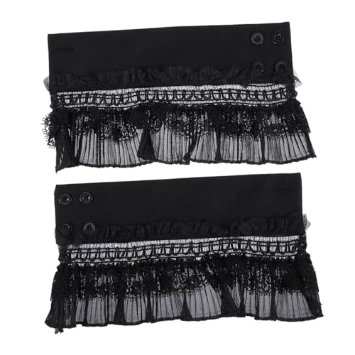 LIFKOME Damen Lace False Sleeve Set Abnehmbare Spitzen Ärmel Für Vielseitige Outfits Elegante Fake Für Pullover Und Blusen von LIFKOME