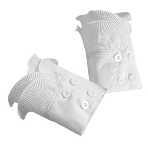 LIFKOME 1 Paar Mode Stoff Handgelenk Manschetten Gefälschte Ärmel Kleid Zubehör Für Teenager Mädchen Elastische Hand Armband von LIFKOME