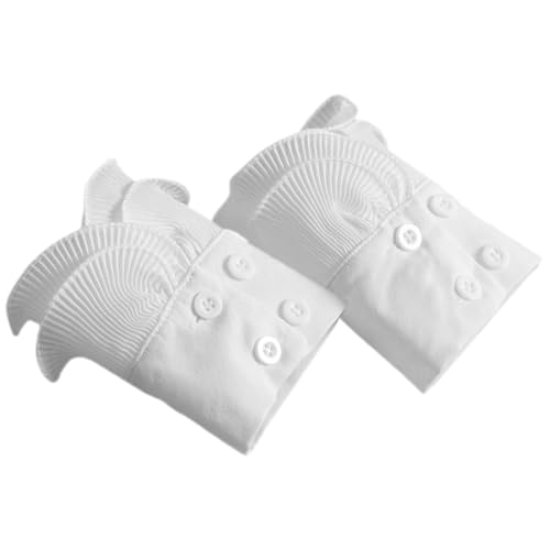 LIFKOME 1paar Abnehmbare Handgelenk-cuffs Elegante Handgelenk-accessoires Mit Atmungsaktivem Design Für Trendbewusste Damen Und Mädchen Für Jedes Outfit von LIFKOME