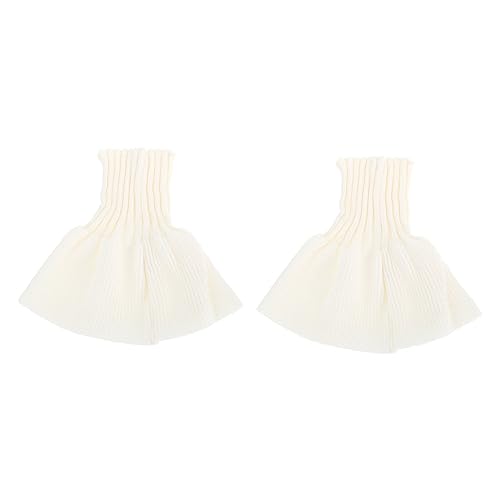 LIFKOME 1 Paar Strickmanschetten Für Damen Fake Ärmelmanschetten Dekorative Falsche Ärmel Spitzenmanschetten Kleidung Elegante Damen Handgelenkmanschetten von LIFKOME