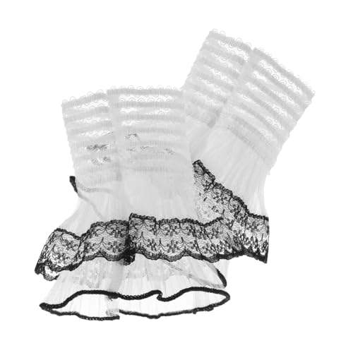 LIFKOME 1 Paar Abnehmbare Spitzen Handmanschetten Mesh-handgelenksärmel Rüschen-handmanschetten Modische Ärmel Für Outfits LIFKOME 1 Paar Abnehmbare Spitzen Handmanschetten Mesh-handgelenksärmel Rüschen-handmanschetten Modische Ärmel Für Outfits von LIFKOME