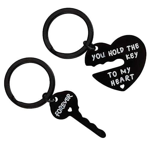 LIFKOME Schlüsselanhänger Herzdekor Schlüsselguss Schlüssel Für Paare Modischer Schlüsselanhänger Als Valentinstagsgeschenk von LIFKOME