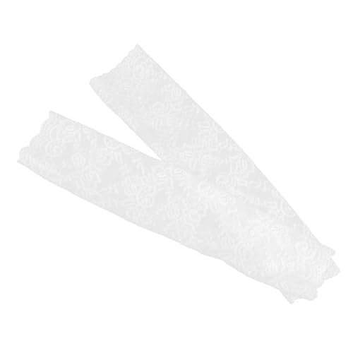 LIFKOME Sonnenschutz-armstulpen Lange Fingerlose Handschuhe Mit Floraler Spitze Uv-schutz Für Damen Für Braut- Hochzeits Und Party-outfits von LIFKOME
