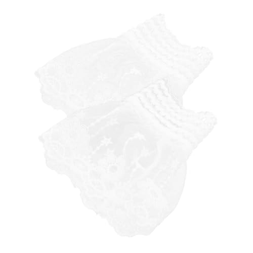 LIFKOME Spitzen-handgelenkmanschetten Mit Abnehmbarer Rüschen Lagen-spitzenmanschetten Falsche Ärmel Für Hochzeit Und Abschlussball Für Frauen Und Mädchen von LIFKOME